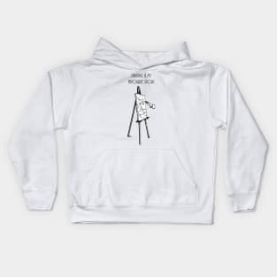 Art is My Favorite Sport Kids Hoodie